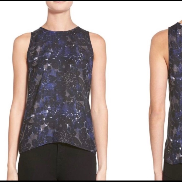 ‘Zooey’ Print Split Back Tank - Picture 2 of 4